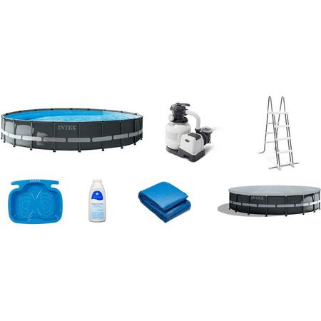 Intex zwembad voordeelpakket: Ultra XTR Frame Pool 610 x 122 cm