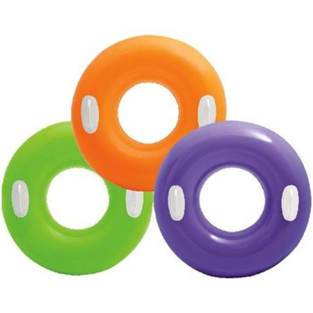 Intex zwemband opblaasbaar Hi-Gloss Neon 76cm - set van drie