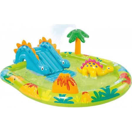 Kinderzwembad - Speelzwembad - Dino Play Center - Afmetingen: 191 x 152 x 58 cm