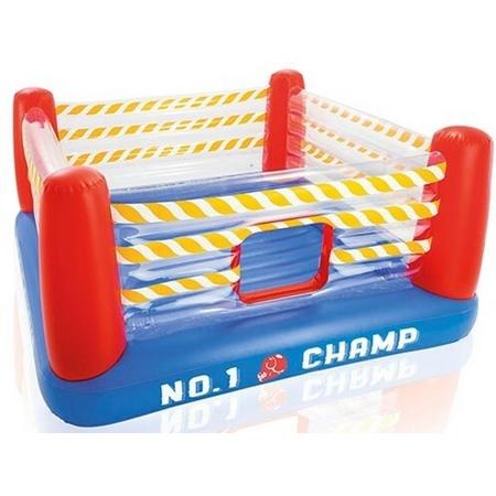 Opbaasbare boksring trampoline Jump-O-Lene (226x226x110cm)