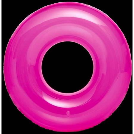 Opblaas zwemband, roze, inflatables - 76 cm - 20 stuks