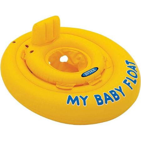 TopGoed - Intex Zwemband Baby Float Geel - 70cm - tot 11 kilogram
