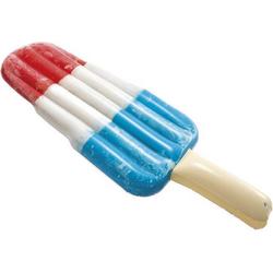 luchtbed Ice Pop 191 x 76 cm pvc rood/wit/blauw/beige