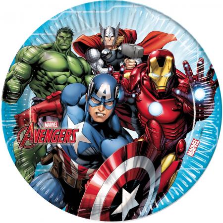 8 Mighty Avengers™ borden - Feestdecoratievoorwerp