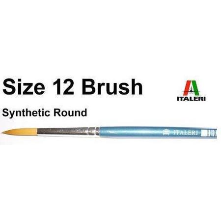 Italeri - 12 Brush Synthetic Round (Ita51215)