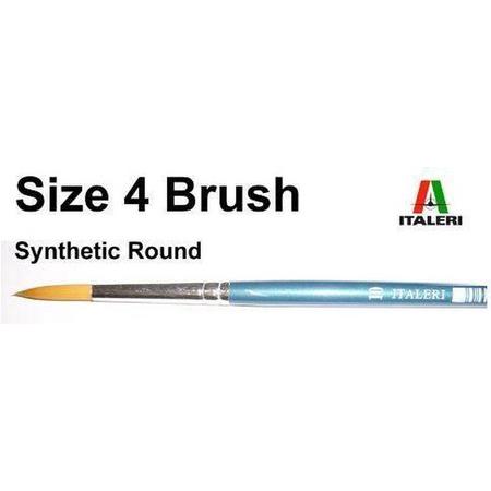 Italeri - 4 Brush Synthetic Round (Ita51207)