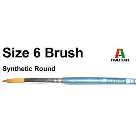 Italeri - 6 Brush Synthetic Round (Ita51209)