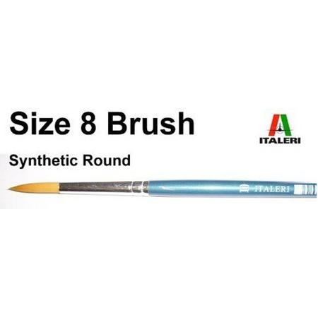 Italeri - 8 Brush Synthetic Round (Ita51211)