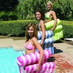 J.E Luxe Waterhangmat - Luchtmatras Zwembad - Opblaasbare Hangmat - Roze