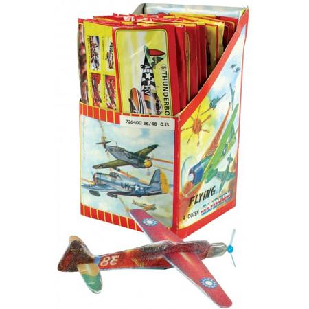 48 Speelgoed Vliegtuigjes Uitdeelcadeautjes - Zweefvliegtuig Foam