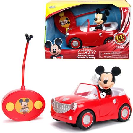 Jada Disney - RC Mickie Roadster - 19 cm - 24. GHz - Bestuurbare auto