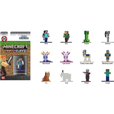 Jada Toys Minecraft Single Pack Nano - Metaal - Actiefiguur