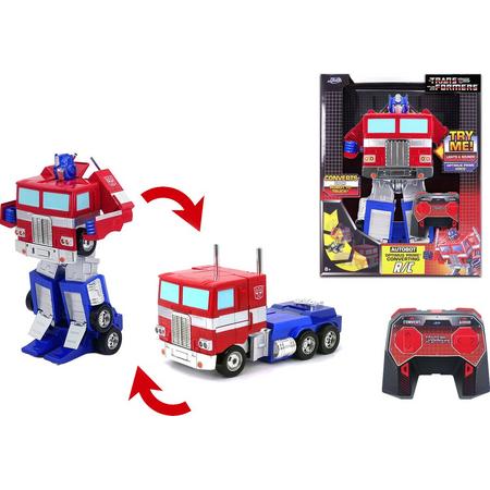 Jada Transformers Transforming RC Optimus Prime - RC Voertuig