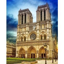 JDBOS ® Schilderen op nummer - Notre Dame - Parijs - Verven volwassenen - 40x50 cm