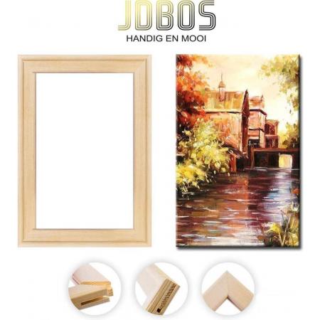 JDBOS ® Schilderen op nummer frame - canvas - 40 x 50 cm