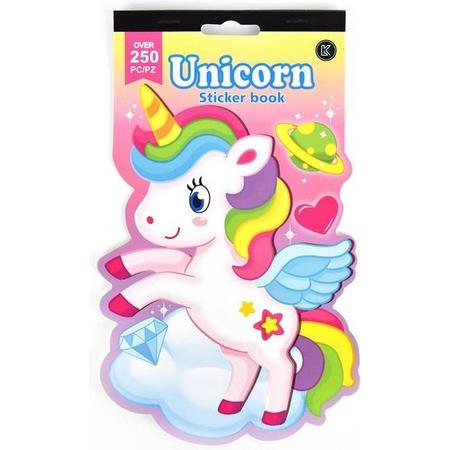 Rainbow stickers unicorn 250 stickers