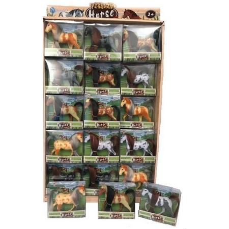 26 mini paardjes Diverse kleuren