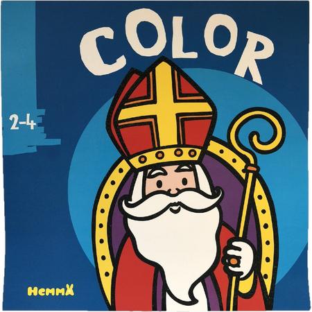 Sinterklaas glitter kleurboek 2-4 jaar - 24 kleurplaten