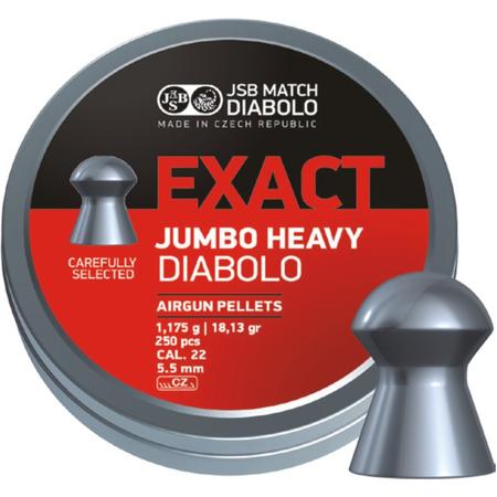 JSB EXACT JUMBO DIABOLO HEAVY 5.5 mm kogeltjes- 250