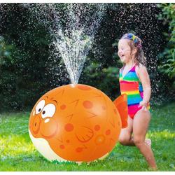Bal - 61cm  - Waterbal - Vis - Opblaasbaar - Speelgoedbal - Strandbal - Outdoor - Spel - Water - Spray