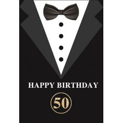 Verjaardag - Versiering - Wanddoek van Polyester - 80cm(b)x120cm(h) - Man - 50 jaar - Abraham