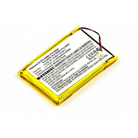 Battery Jabra Pro 9400, 9450, Li-Polymer, 3,7V, 230mAh, 0,8Wh