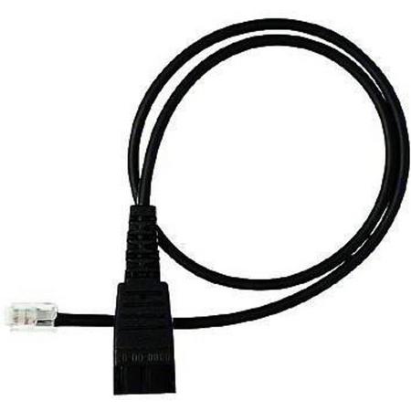 Jabra QD to RJ45, Straight, Unbalanced version for GN1900/GN2000 and GN2100
