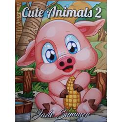 Cute Animals 2 Coloring Book - Jade Summer