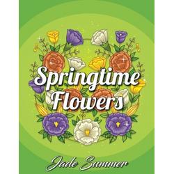 Sprintime Flowers -   Coloring Book