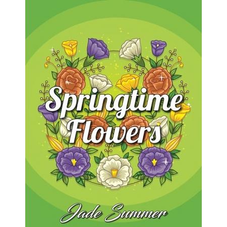 Sprintime Flowers - Jade Summer Coloring Book