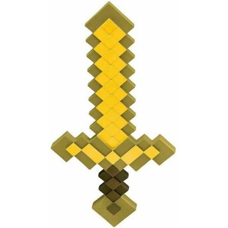 Minecraft Zwaard - JAKKS PACIFIC - Goud - Kunststof - 50 cm