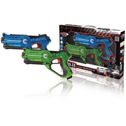 Lasergame Pistolen Set - Infrarood - Blauw - Groen