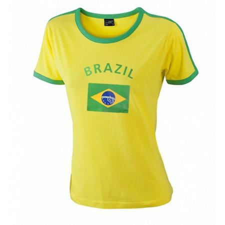 Geel dames shirt Brazilie M