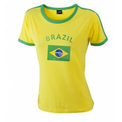 Geel dames shirt Brazilie Xl