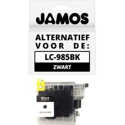 JAMOS - Inktcartridge / Alternatief voor de Brother LC-985BK Zwart