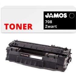 JAMOS - Tonercartridge / Alternatief voor de Canon 708 Zwart