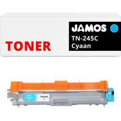 Jamos - Tonercartridge / Alternatief voor de Brother TN-245C Toner Cyaan