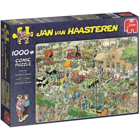 Boerderij Bezoek Jan van Haasteren - Puzzel - 1000 stukjes
