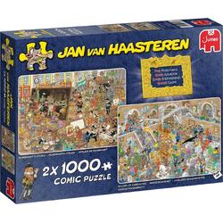 Jan van Haasteren Een dagje naar het Museum - Legpuzzel - 2 x 1000 stukjes