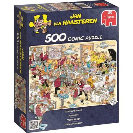 Jan van Haasteren Zeebanket - Puzzel 500 stukjes