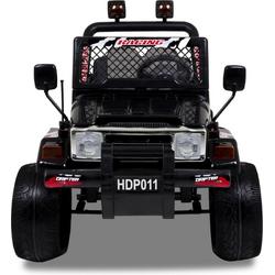 Jeep Elektrische kinderauto - Accu Auto - 12V - Sterke Accu - Afstandbediening - Zwart