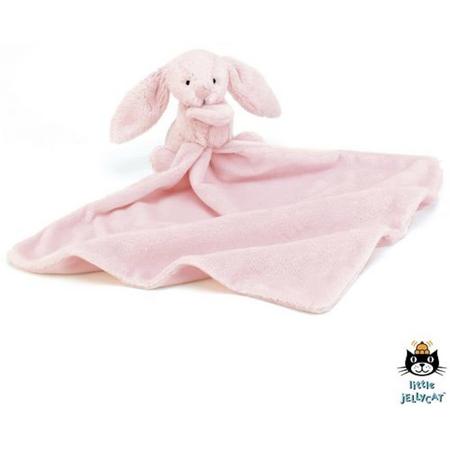 Jellycat Bashful Pink Bunny Soother - Knuffeldoekje