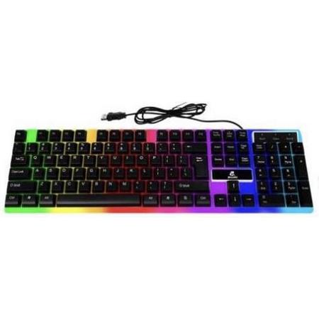 Rainbow Backlight Gaming Toetsenbord - LED Verlicht - draad - JK-922 - Suspended Keypress -