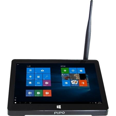 Pipo X9 TV Box 8.9 inch Touchscreen Windows 10 & Android 4.4 Tablet Mini PC, Intel Atom Z3736F, Quad Core 1.33GHz-2.16GHz, RAM: 2GB, ROM: 32GB, ondersteunt WiFi / Bluetooth / Ethernet / HDMI