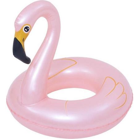 Opblaas Roze Flamingo 55cm