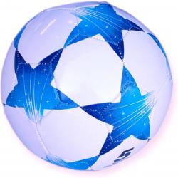   - Stoere Voetbal - Sterren patroon – Binnen - Buiten - Wit - Blauw