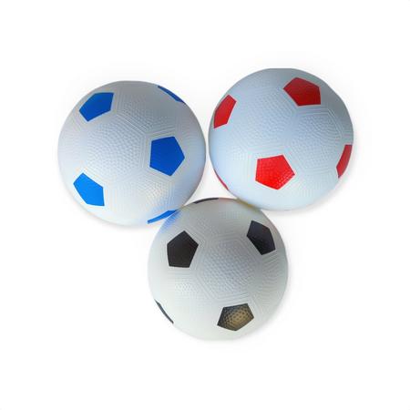 Jobber Toys - Voetbal - Bal - Speelgoed - Rood - Blauw - Zwart