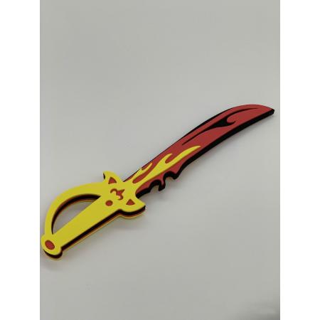 Jobber Toys – Ninja speelgoed zwaard – Van veilig schuim – Stevig schuimzwaard – Jongens - 3 tot 7 jaar – Ninja accessoire