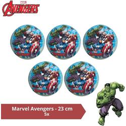 Bal - Voordeelverpakking - Marvel Avengers - 23 cm - 5 stuks