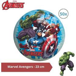 Bal - Voordeelverpakking - Marvel Avengers - 23 cm - 50 stuks